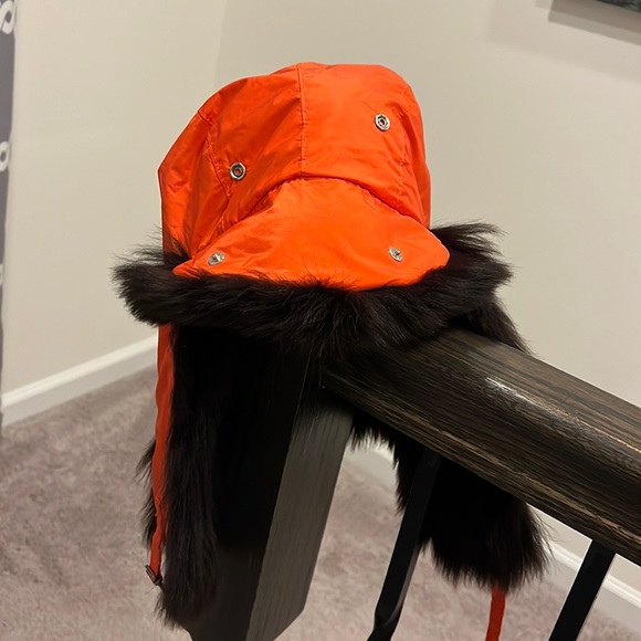 Polo Ralph Lauren Trapper Skit Winter hat Lambs Fur Italy Men’s Large/XL vintage - Picture 3 of 13